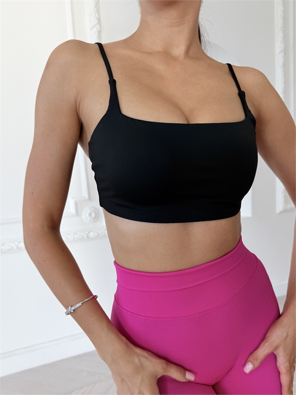 Топ бандо на тонких бретелях L100219