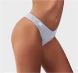 Трусики стринги из хлопка в рубчик A100000