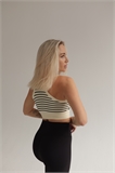Кроп-топ в полоску (с чашечками) L100176