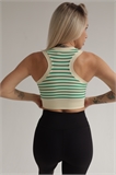 Кроп-топ в полоску (с чашечками) L100176