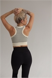 Кроп-топ в полоску (с чашечками) L100176