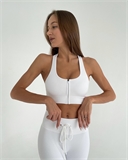 Топ-бра борцовка на молнии в рубчик seriesIII L100050