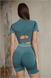 Костюм SW18 футболка и шорты со стяжкой push-up L100117